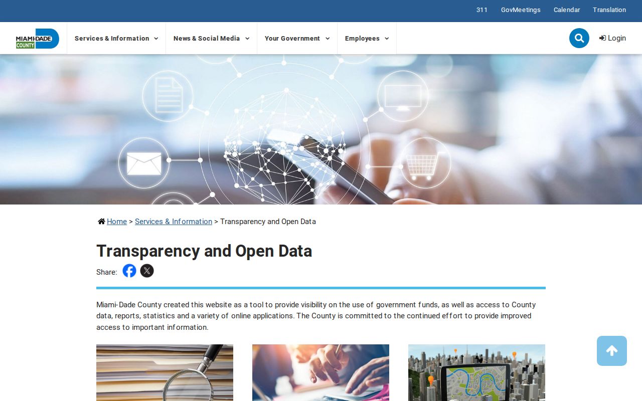 Miami Lakes residents directory county transparency portal